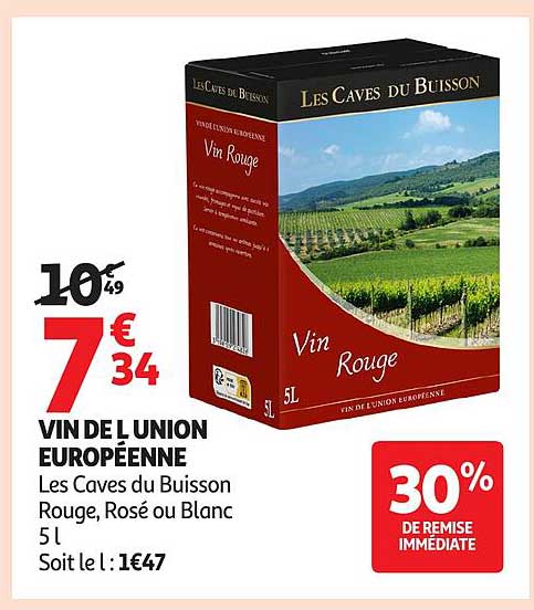 VIN DE L UNION EUROPÉENNE