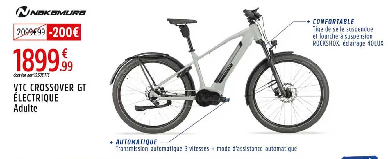 VTC CROSSOVER GT ÉLECTRIQUE