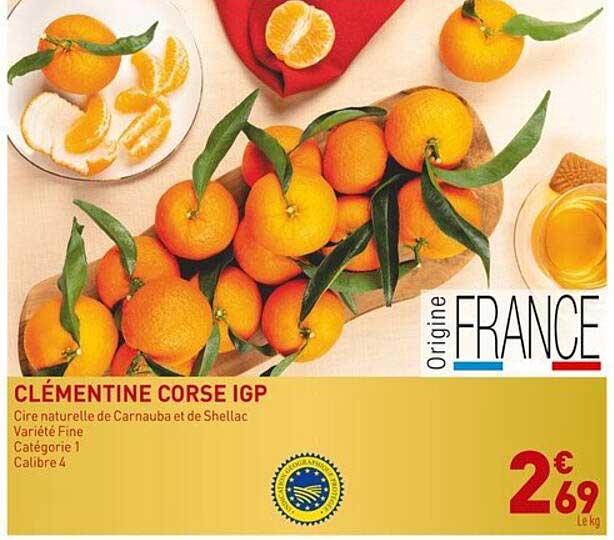 CLÉMENTINE CORSE IGP