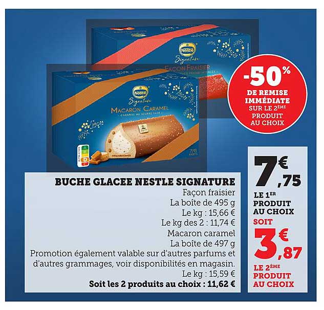 BUCHE GLACEE NESTLE SIGNATURE