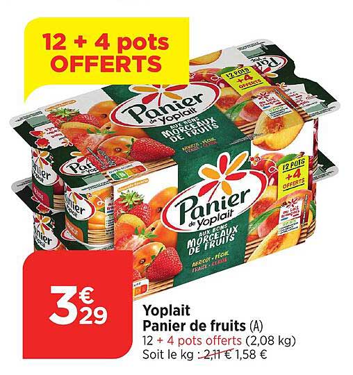 Yoplait Panier de fruits