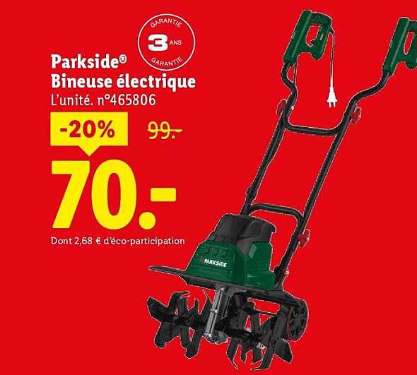 Parkside® Bineuse électrique