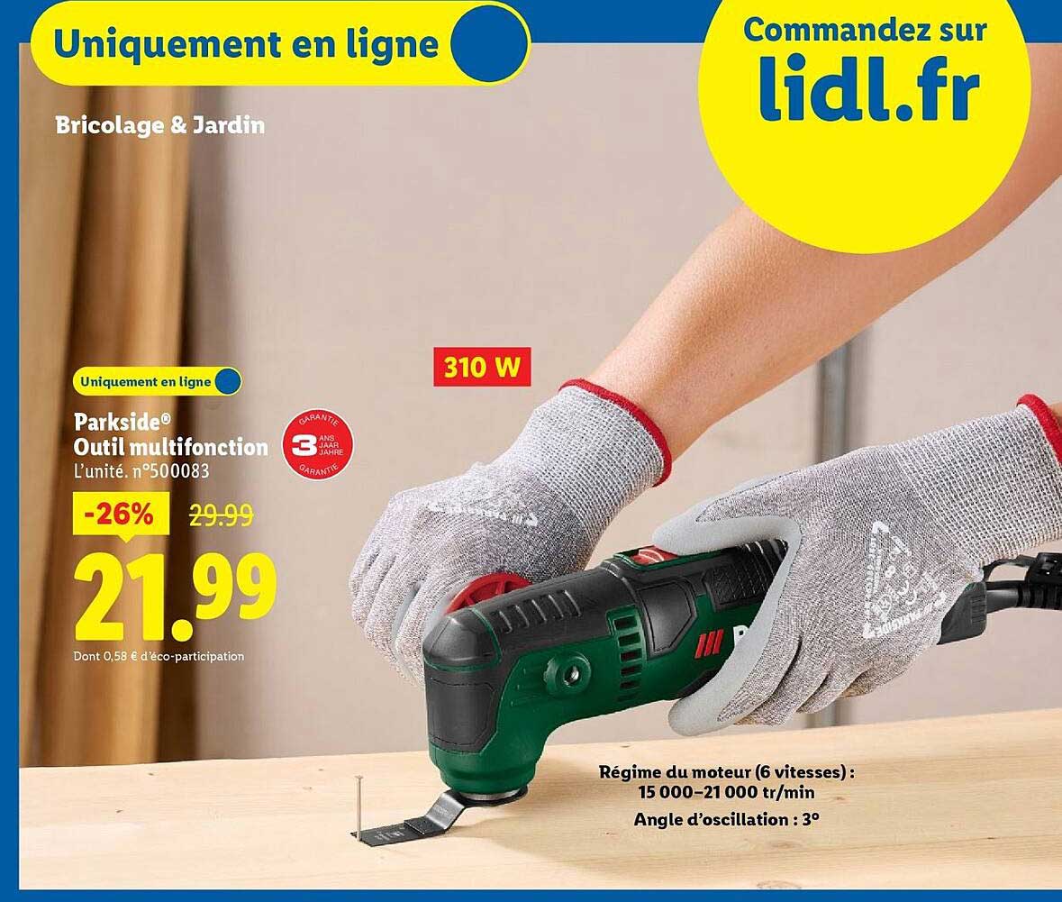 Lidl Outil Multifonction