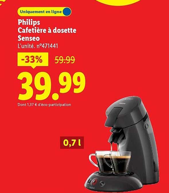 Senseo Select Csa240/71 Machine A Cafe - Bleu Philips - www