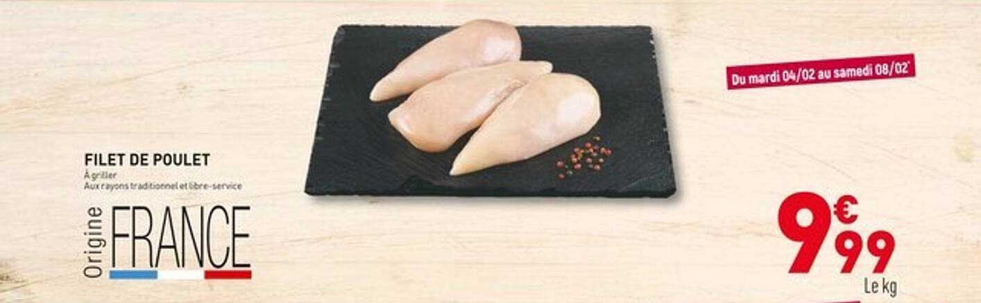 FILET DE POULET