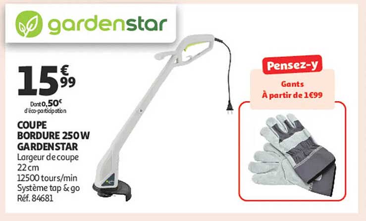COUPE BORDURE 250W GARDENSTAR