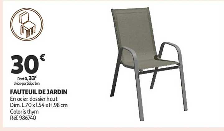 FAUTEUIL DE JARDIN