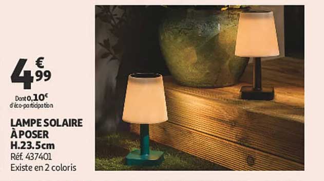 LAMPE SOLAIRE À POSER