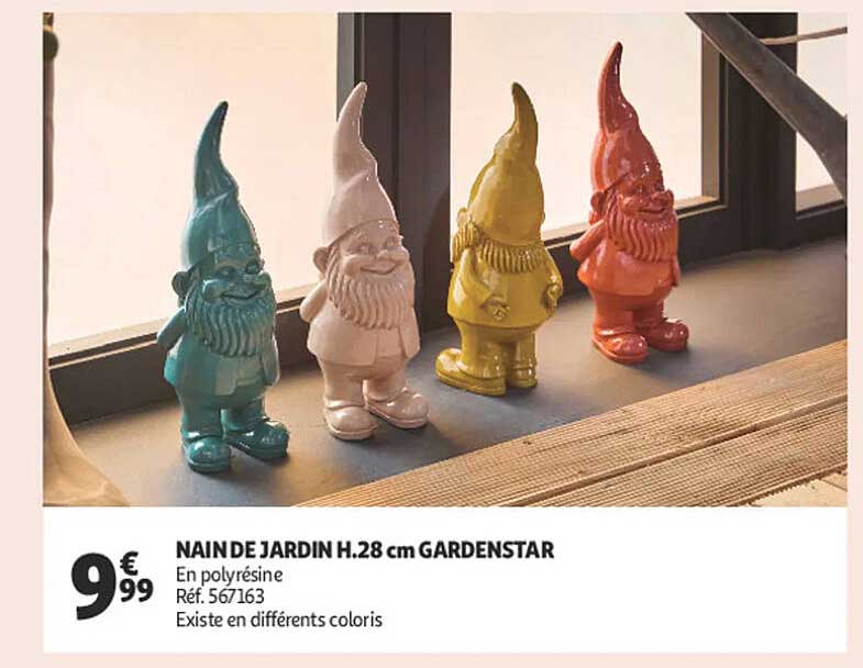 NAIN DE JARDIN H.28 cm GARDENSTAR