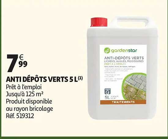 ANTI DÉPÔTS VERTS 5 L