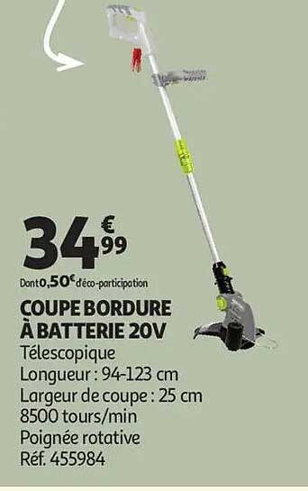COUPE BORDURE À BATTERIE 20V