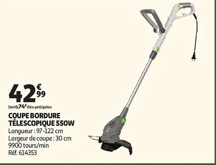COUPE BORDURE TÉLESCOPIQUE 550W