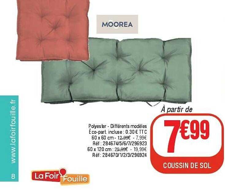 Coussin De Sol Foir Fouille
