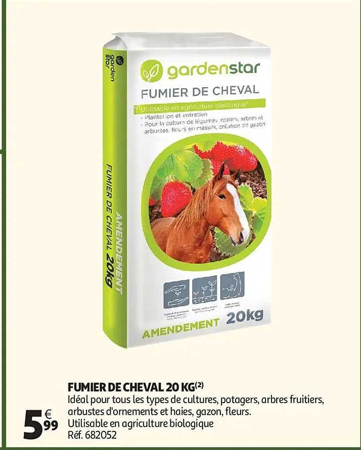 FUMIER DE CHEVAL 20 KG