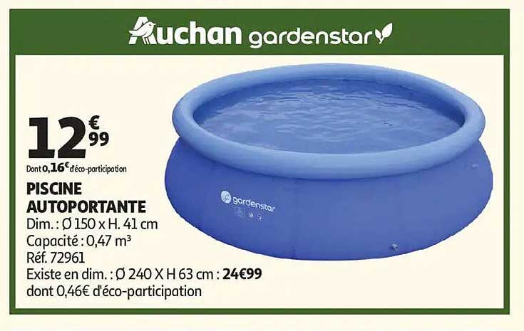 PISCINE AUTOPORTANTE