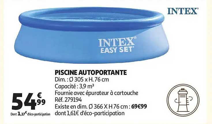 PISCINE AUTOPORTANTE