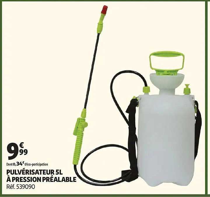 PULVERISATEUR 5L À PRESSION PRÉALABLE