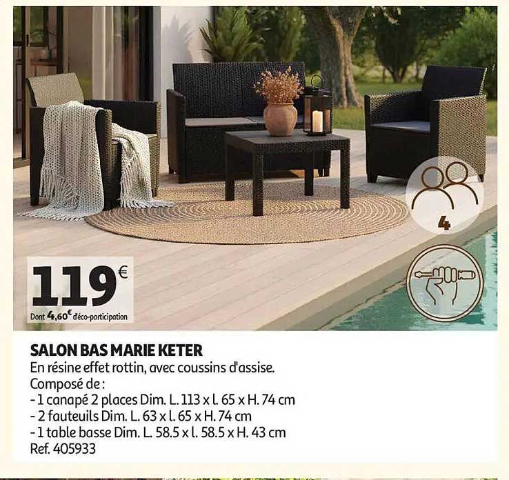 SALON BAS MARIE KETER
