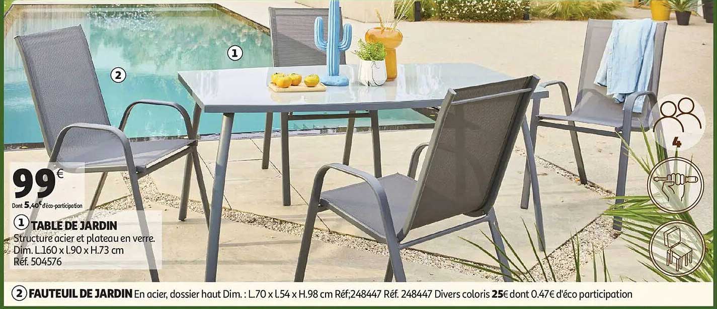 TABLE DE JARDIN