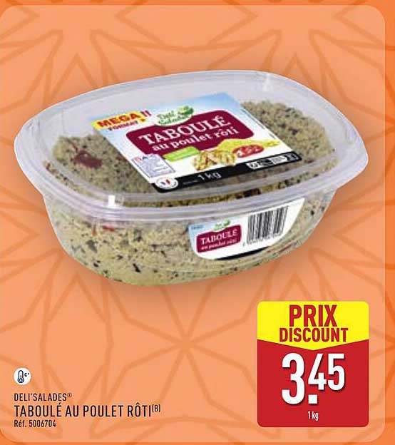 Promo Taboulé Au Poulet Rôti chez ALDI - 123Catalogue.fr