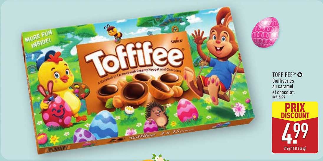 TOFFIFEE® Confiseries au caramel et chocolat.