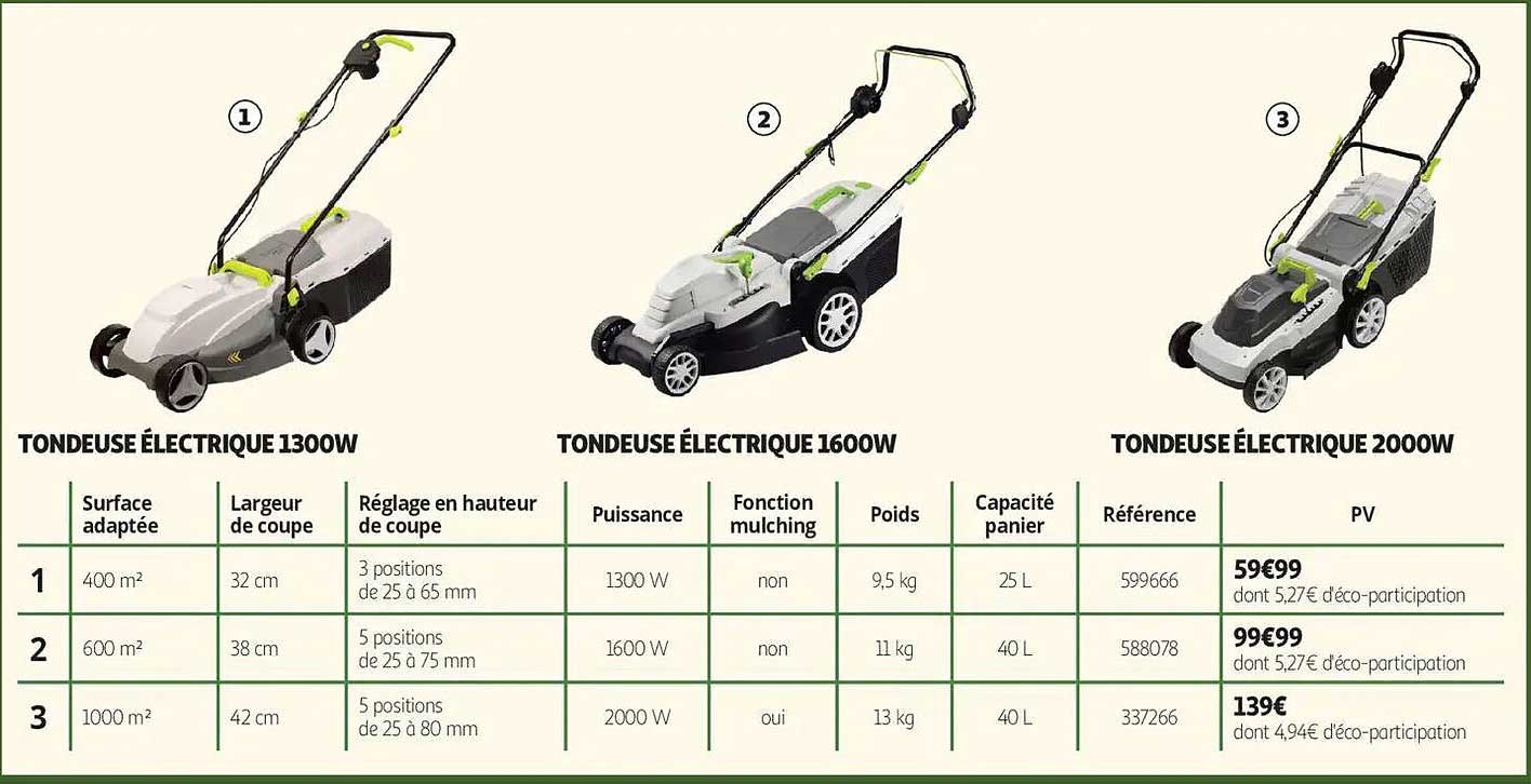 TONDEUSE ÉLECTRIQUE 1300W