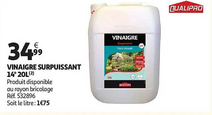 VINAIGRE SURPUISSANT 14° 20L