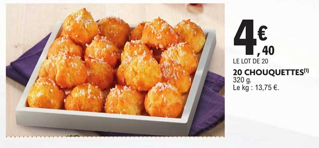 20 CHOUQUETTES