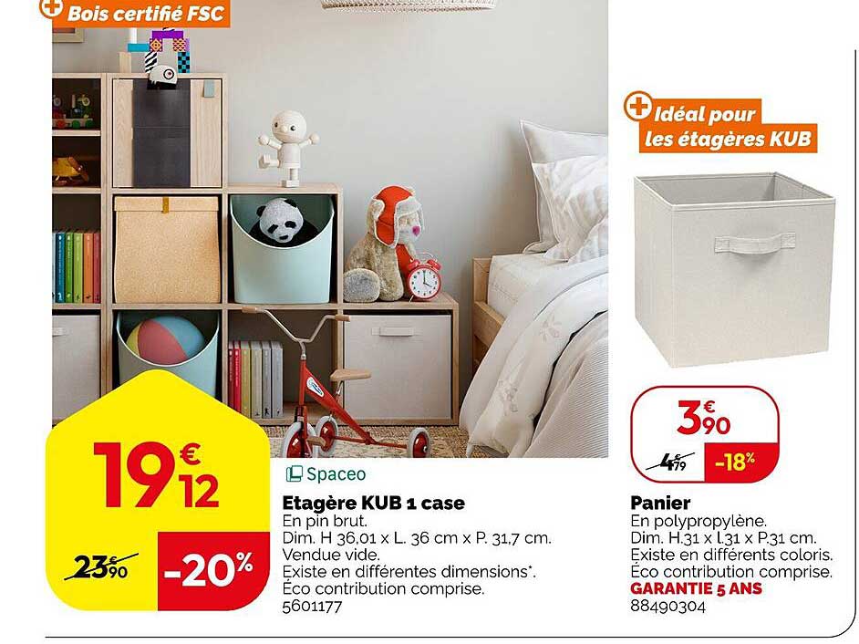 Etagère KUB 1 case