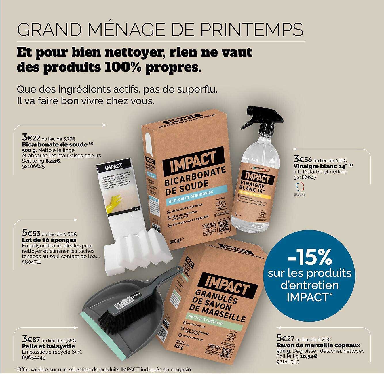 GRAND MÉNAGE DE PRINTEMPS