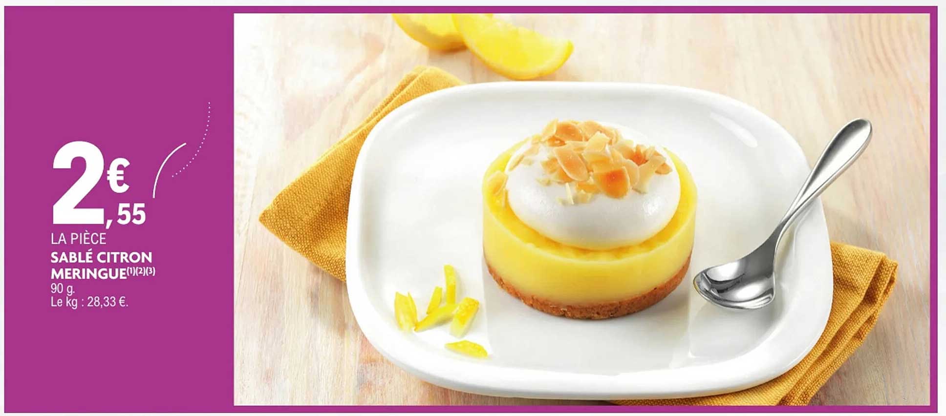SABLÉ CITRON MERINGUE