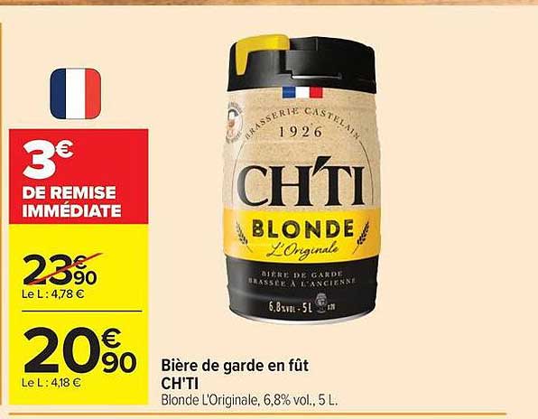 Bière de garde en fût CH'TI