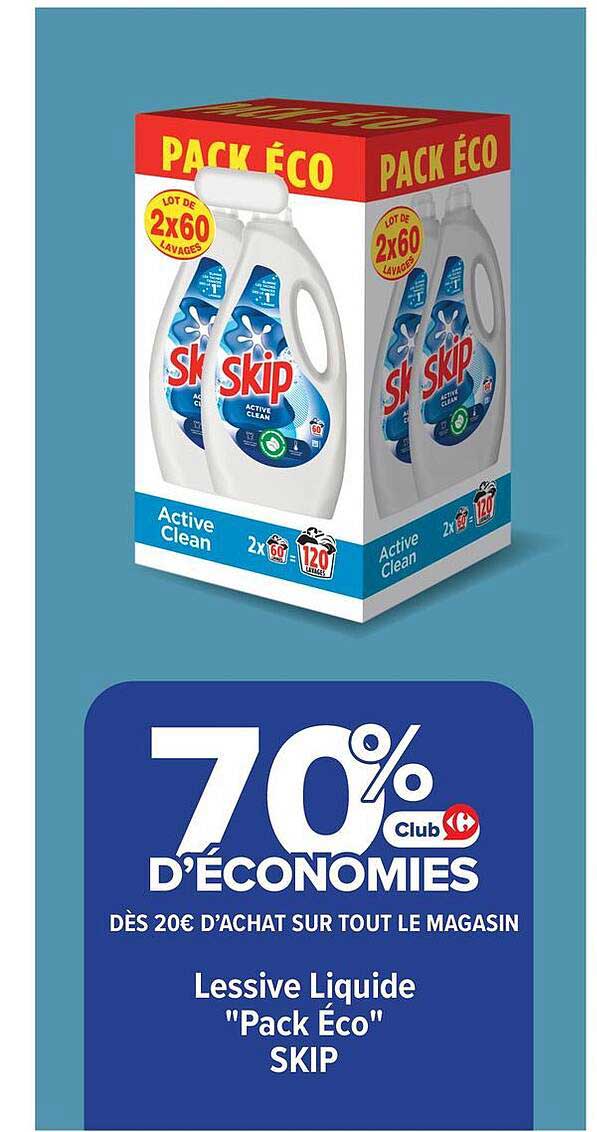 Promo Lessive Liquide 