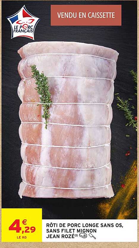 Promo Porc RĂ´ti Sans Os(2Ke) chez U Express - 123Catalogue.fr