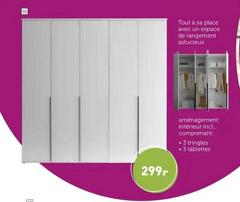 Tout à sa place avec un espace de rangement astucieux.