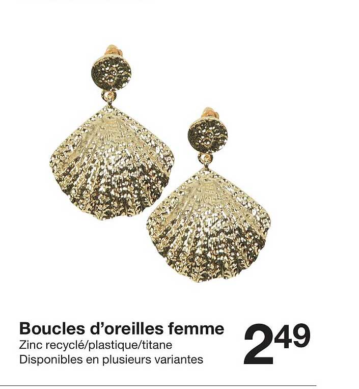 Boucles d'oreilles femme