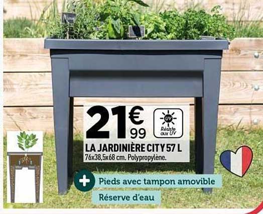 LA JARDINIÈRE CITY 57 L