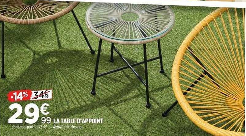 LA TABLE D'APPOINT