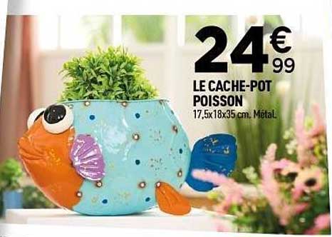 LE CACHE-POT POISSON