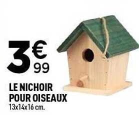 LE NICHOIR POUR OISEAUX