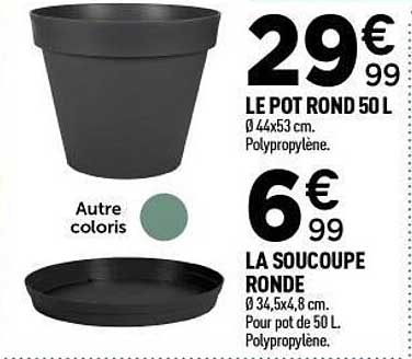 LE POT ROND 50 L