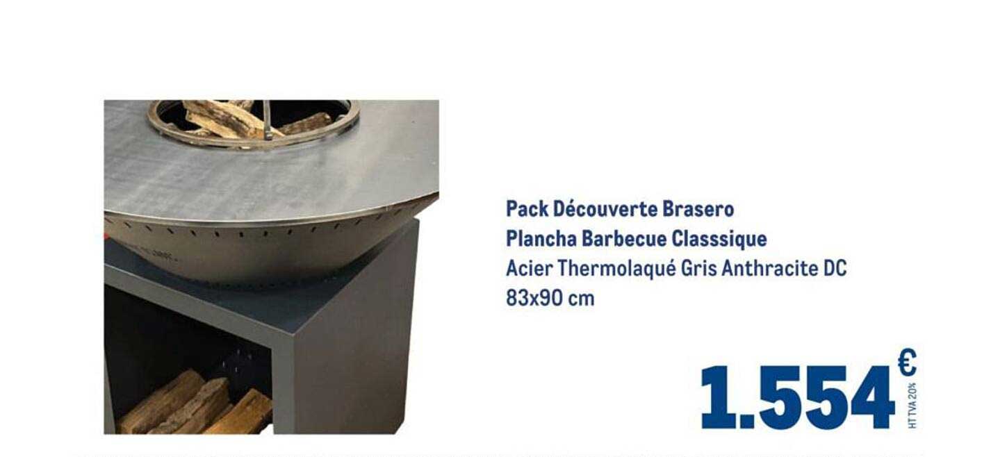 Pack Découverte Brasero Plancha Barbecue Classique