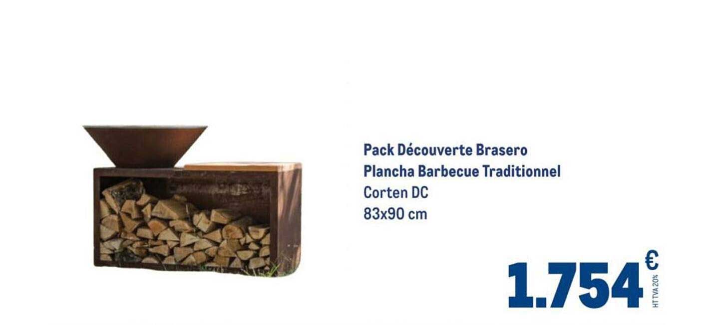 Pack Découverte Brasero Plancha Barbecue Traditionnel