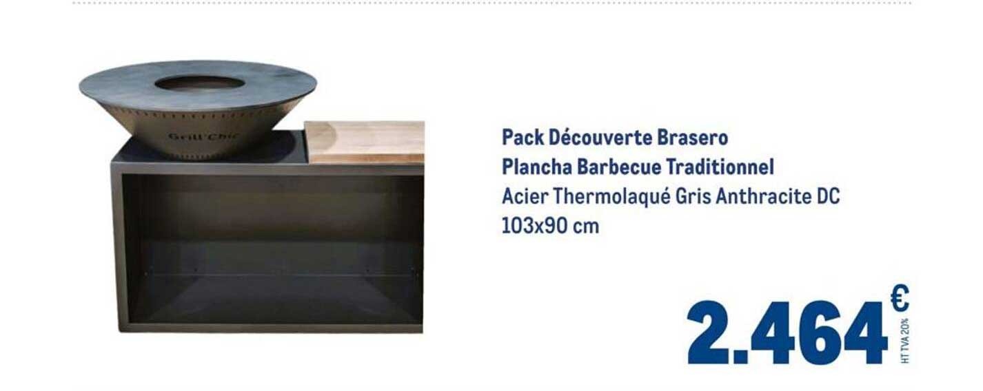 Pack Découverte Brasero Plancha Barbecue Traditionnel
