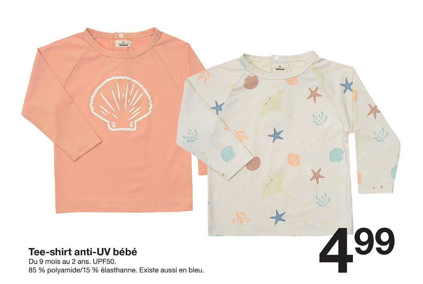 Tee-shirt anti-UV bébé