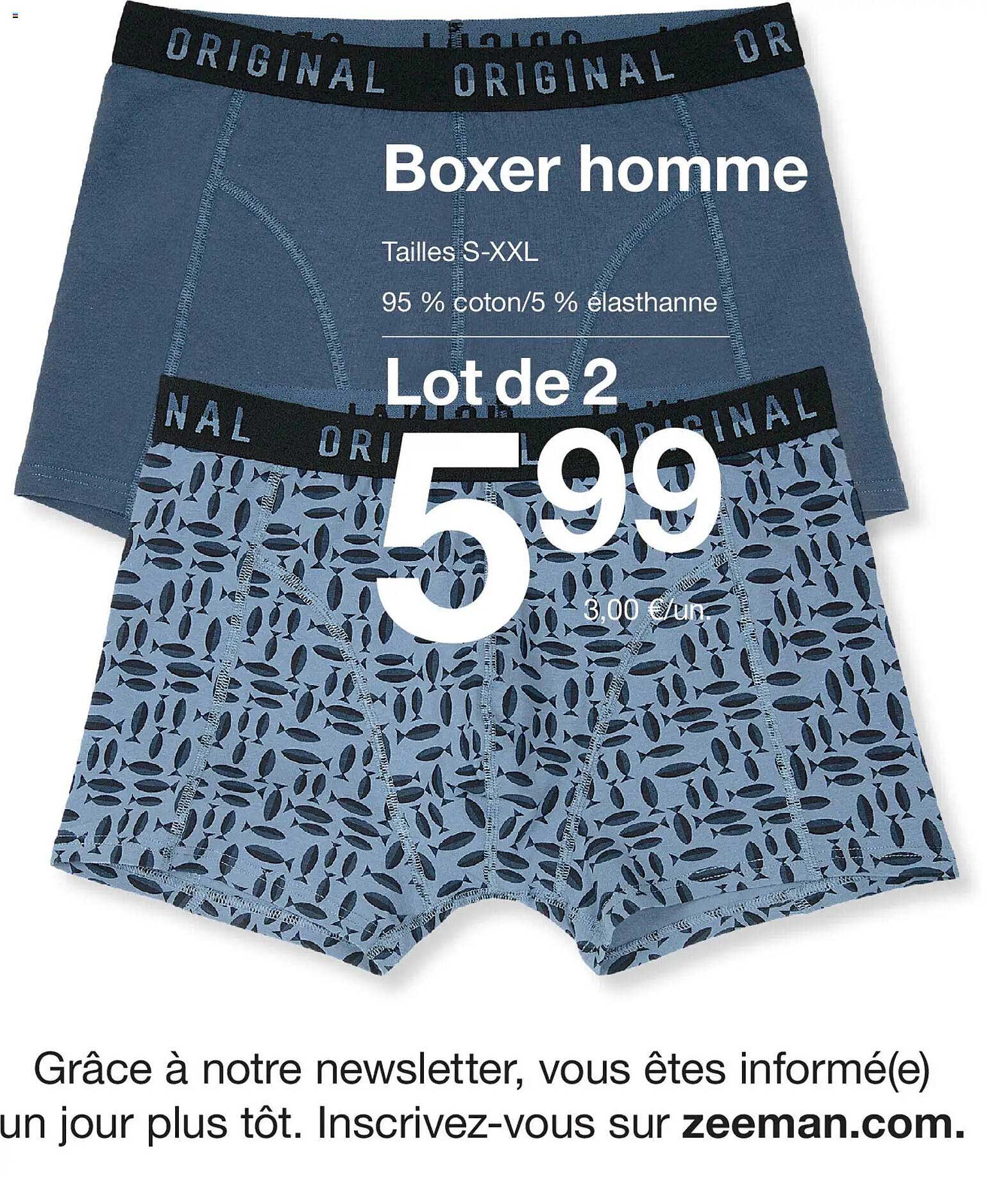 Boxer homme
