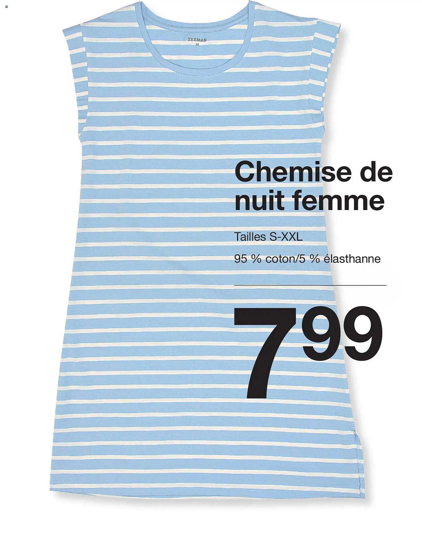 Chemise de nuit femme