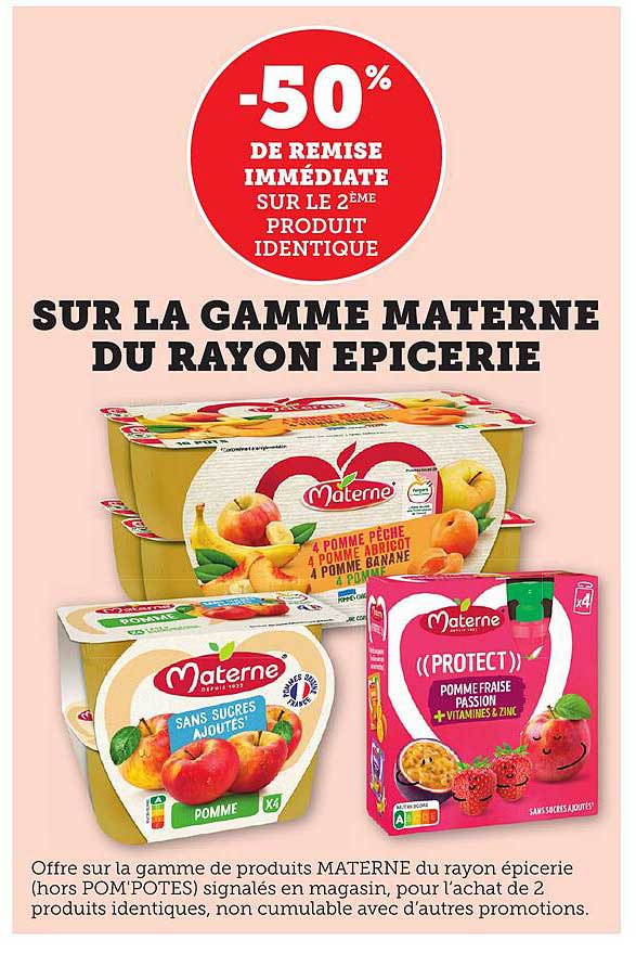 -50% DE REMISE IMMÉDIATE SUR LE 2ÈME PRODUIT IDENTIQUE