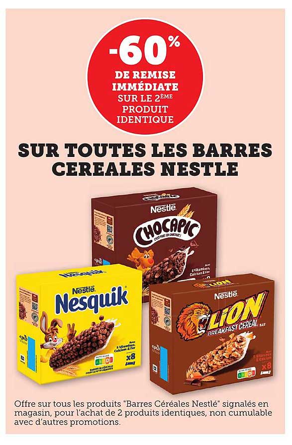 -60% DE REMISE IMMÉDIATE SUR LE 2ème PRODUIT IDENTIQUE
