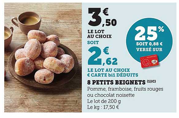 8 PETITS BEIGNETS